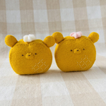 ぽてっとくまのクリームドーナツ2個セットB＊フェルトのおままごと