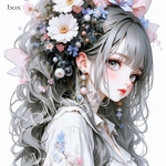 601 art collage box 人物ステッカー