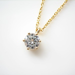 Great Zirconia Gold Necklase