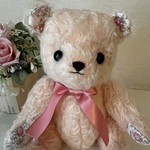 Y様オーダー品　　ピンクのふわふわテディベア