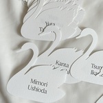 席札　SWAN