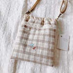 ポシェット リボンチューリップ刺繍 B品