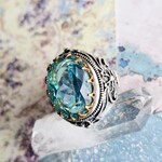 ［OUTLET］惑星の欠片の装飾品｟77｠　ミスティックトパーズリング