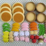 ★フェルトままごと★パンケーキ＆タルトセット★Ⅰ★