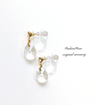 ＊シンデレラの耳飾り＊swarovski crystal princess earring