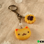 ねこクッキーと肉球の2WAYチャーム 