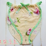 はなうたパンツ/クシュピンク×ドット/Ｍサイズレギュラー丈