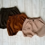 【秋色】コーデュロイサルエルかぼちゃパンツ　70㎝～80㎝　