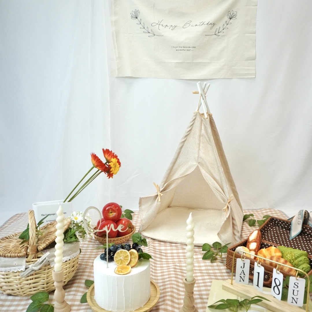 【往復送料無料】‪✿Picnic✿おうちスタジオ レンタル (2泊3日) バースデーフォト ベビーフォト 1歳2歳3歳