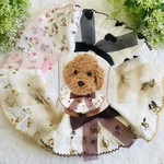 💕フリルスタイ💕 つけ襟 スタイ ケープ バンダナ スカーフ  おしゃれ 写真撮影 犬  猫