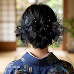 成人式　髪飾り　袴　振袖　▹◃┄▸◂ふんわりかわいい▸◂┄▹◃ ︎  卒業式　成人式　結婚式　和装　ドレスヘア ✽ OHANA ✽ ideshie  ✽