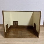 へそにぎり様専用　my room コの字型ドールハウス  ミニチュア家具 1/12サイズ               