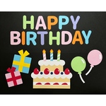 ハッピーバースデー　壁面飾り