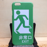 新品送料無料 iPhoneケース 7/7plus対応 非常口