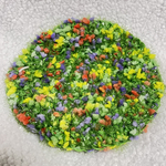 春の草花みたいなマット