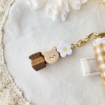 🧸 ぬくもりのくまキーホルダー ↟↟
