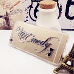 クリアソフトケース☆名前入れオーダーメイドiphone galaxy