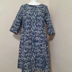 着物リメイク◎浴衣ワンピースチュニック　丸首