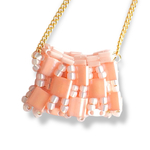 +再販+ bijou tile shoulder bag(SALMON PINK)