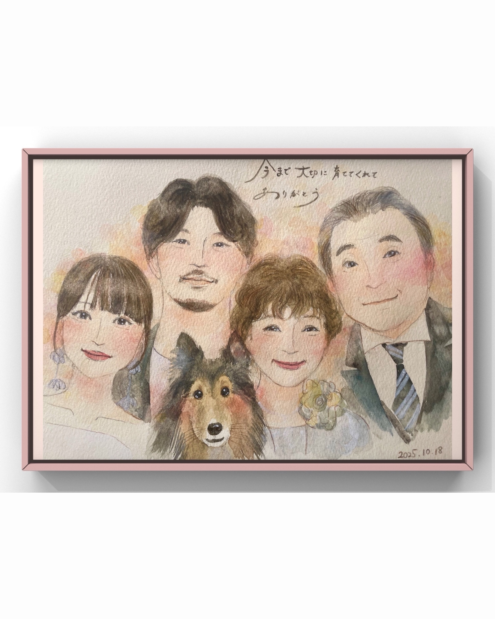 似顔絵オーダー イラスト 家族似顔絵 - KANANIGAOE'S GALLERY | minne
