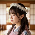 ＊花冠、花かんむり＊ふわふわかすみ草の花冠、オーダー受付❤︎ かすみ草
