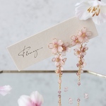 流れ咲く糸桜 | 春限定 ピアス / イヤリング