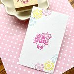ひょっり猫の花束『ありがとう』はんこ💐