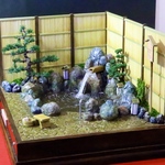 宵灯りの湯　小さな老舗温泉旅館の露天風呂