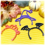 🎃ハロウィンカチューシャ3本セット【頭幅約3cm(リカちゃん,オビツ11など)サイズ対応】