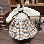 アンティーユ　ピコニーモP  オビツ11 サイズの服　ワンピース　コーデュロイ　長袖 