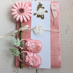 ガーベラとシューズ色が選べるご祝儀袋    お誕生日 ご出産祝い 