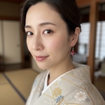 沖縄舞踊　花笠ピアス　小サイズ