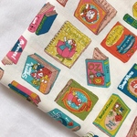 【シーチング54×50】Cat Book・アイボリー