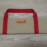 キャンプ　オリジナルペグケース　ベージュ×レッド