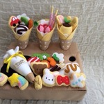 ニボシ様オーダー品☆フェルトのクレープ