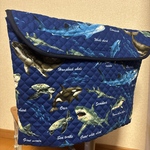 防災頭巾カバー  椅子の背もたれ用  いちごいちご
