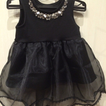 mei様受注品オーガンジーつきビジューワンピ