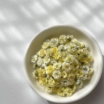 【国産・大容量】かすみ草　イエロー　ドライフラワー 染め　花材
