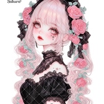 《No.940》オリジナル人物ステッカー 女の子 シール ステッカー