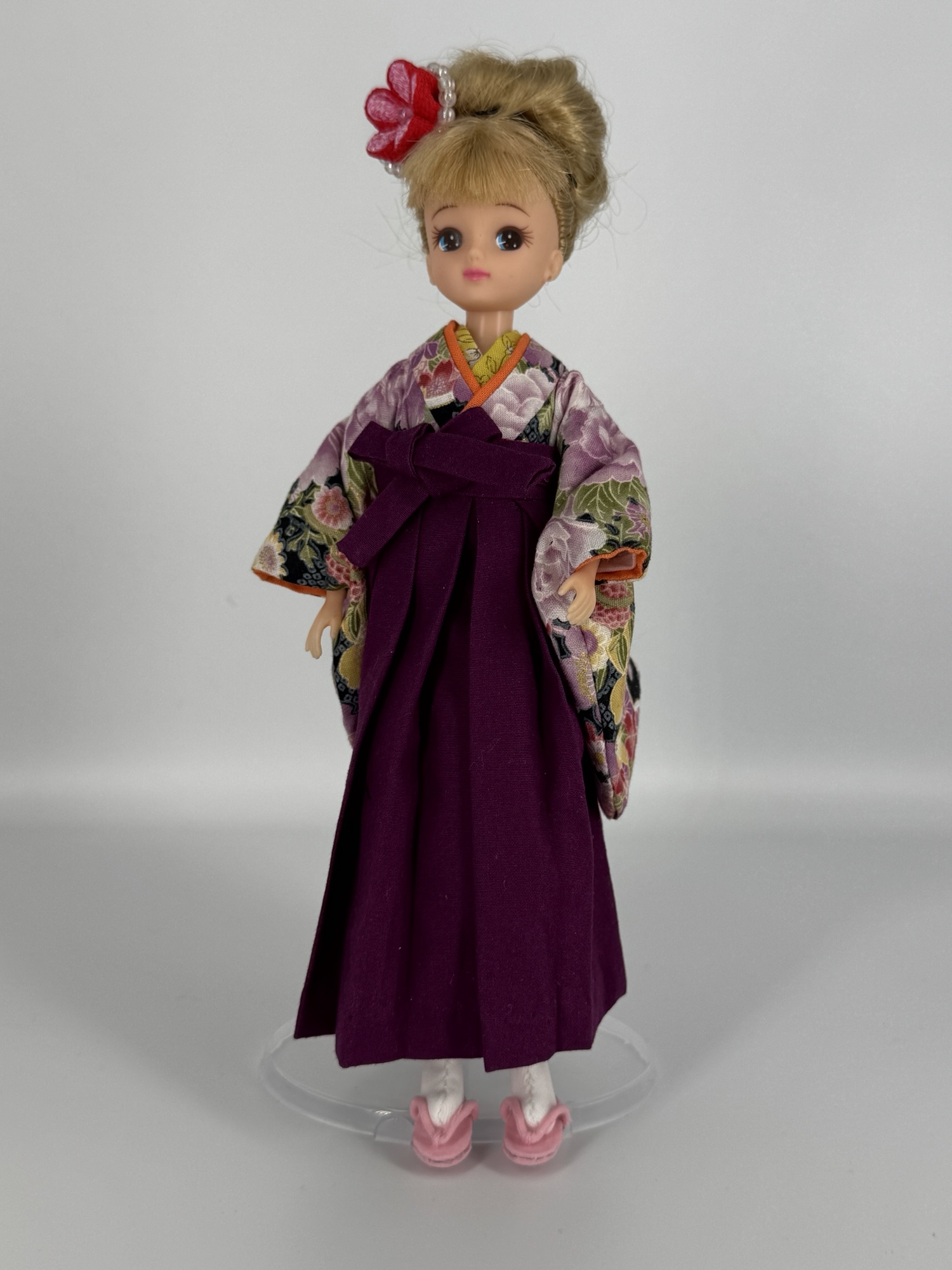 【一点もの】リカちゃんサイズドールの着物の7点セット⭐︎卒業式の7点セット⭐︎（26LK002） 4,320円