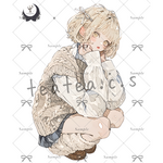【V13】teatea.オリジナル 人物ステッカー