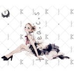 【V20】teatea.オリジナル 人物ステッカー