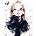 【V41】teatea.オリジナル 人物ステッカー