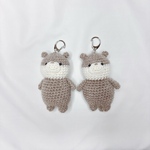 カワウソのあみぐるみ（キーホルダー）