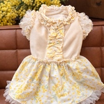 【専用商品】DAIANCROWN ミモザ💛ドレス　犬服　オーダーメイド