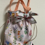 お役立ちトートバッグ#ユキエモン☆お花と楽しく#