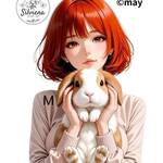 うさぎちゃんと一緒🐰