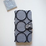 《受注製作》ミナペルホネン  手帳型ケース　スマホケース　iPhoneケース　手帳型スマホケース　minaperhonen スマホ