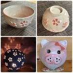 ゆっきー様ご依頼品🌸桜丼＆桜ライト＆ブタさんライト