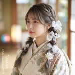 髪飾り　前撮り　和装　振袖　袴　 \ big ribbon ▶︎◀︎ /＊　ふんわりリボン　＊　ヘッドドレス　＊　卒業式　成人式　結婚式　ウェディング　紐アレンジ　水引　金箔　リボンアレンジ　リフレ